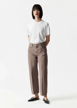 Store & Other Stories Cropped Barrel-Leg Jeans