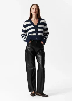 Hot & Other Stories Cropped Knit Cardigan