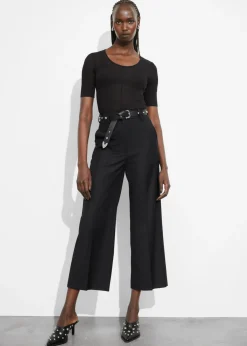 Cheap & Other Stories Cropped Tailored Trousers