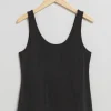 Fashion & Other Stories Cupro Tank Top Black