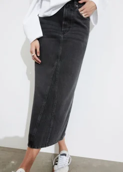 New & Other Stories Denim Midi Skirt