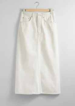 New & Other Stories Denim Midi Skirt
