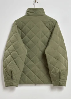 Shop & Other Stories Diamond-Quilted Jacket Khaki