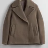 Hot & Other Stories Double-Breasted Wool Jacket