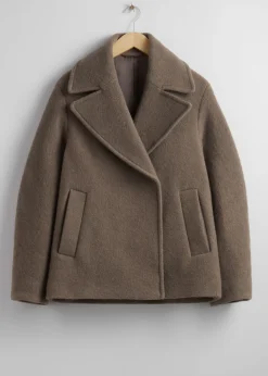 Hot & Other Stories Double-Breasted Wool Jacket