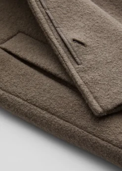 Hot & Other Stories Double-Breasted Wool Jacket