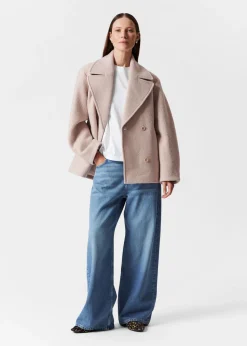 Hot & Other Stories Double-Breasted Wool Jacket