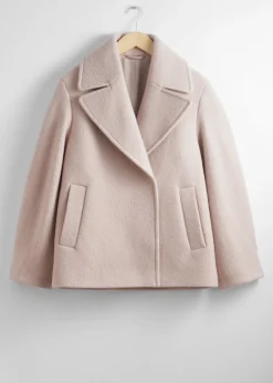 Hot & Other Stories Double-Breasted Wool Jacket