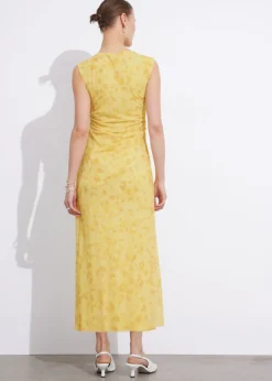 New & Other Stories Draped Sleeveless Midi Dress