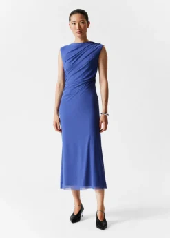 New & Other Stories Draped Sleeveless Midi Dress