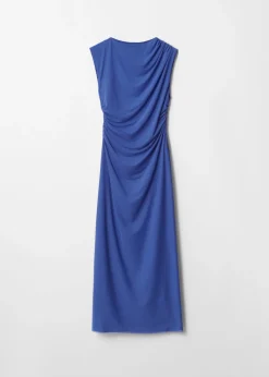 New & Other Stories Draped Sleeveless Midi Dress