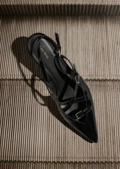 Best & Other Stories Embellished Slingback Pumps