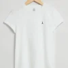 Hot & Other Stories Embroidered T-Shirt White/Tower Motif