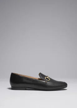 Online & Other Stories Equestrian Buckle Loafers