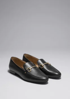 Online & Other Stories Equestrian Buckle Loafers