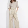 Hot & Other Stories Eyelet-Belt Paperbag Trousers