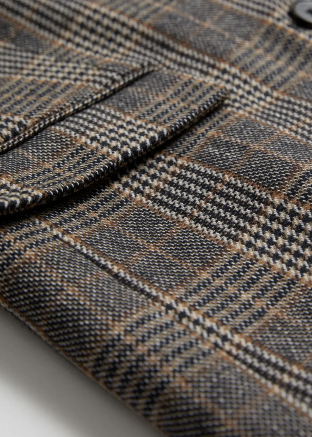 Best Sale & Other Stories Fitted Checked Blazer Beige Checks
