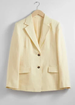 Shop & Other Stories Fitted Linen Blazer
