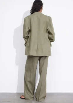 Shop & Other Stories Fitted Linen Blazer