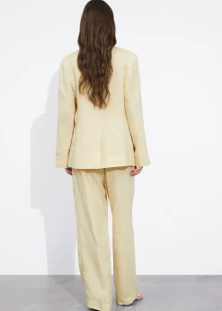 Shop & Other Stories Fitted Linen Blazer