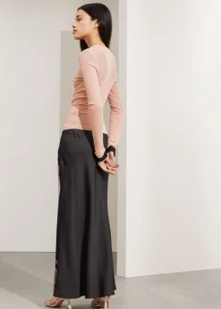 Cheap & Other Stories Fitted Mulberry Silk Top