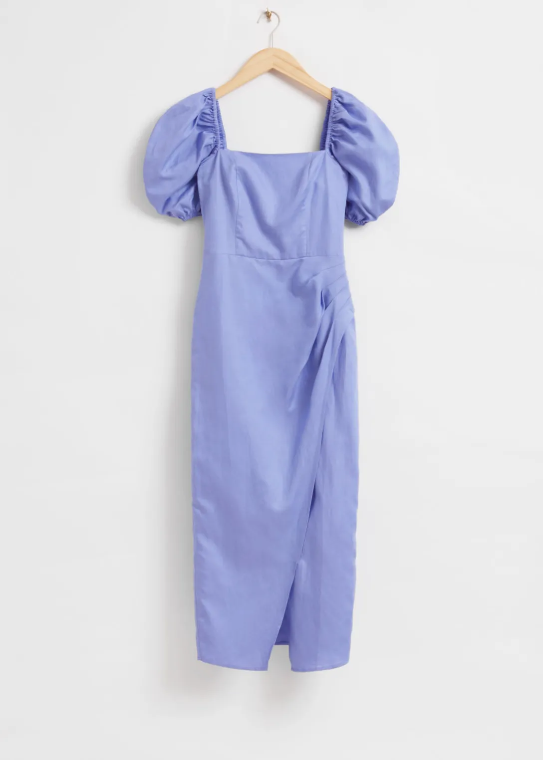 Store & Other Stories Fitted Puff Sleeve Dress