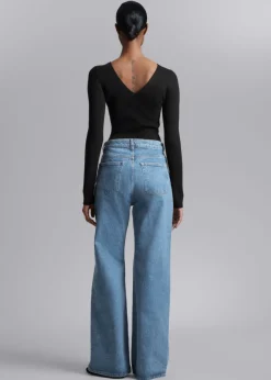 Shop & Other Stories Fitted Rib-Knit Top