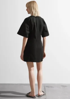 Best Sale & Other Stories Fitted Short-Sleeve Mini Dress
