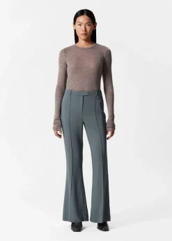 Shop & Other Stories Flared Trousers Dark Grey