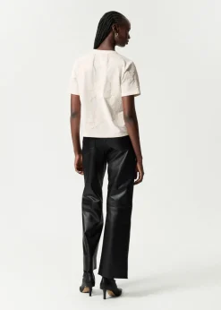 Fashion & Other Stories Floral-Appliqué T-Shirt