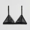 Sale & Other Stories Floral-Lace Soft Bra Black