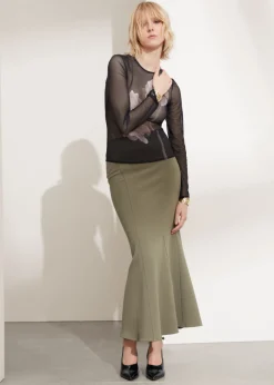 Store & Other Stories Fluted Maxi Skirt
