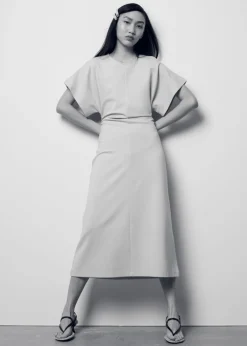 Best Sale & Other Stories Flutter-Sleeve Midi Dress