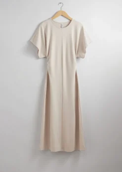 Best Sale & Other Stories Flutter-Sleeve Midi Dress