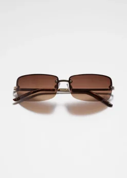 Best & Other Stories Frameless Rectangular Sunglasses