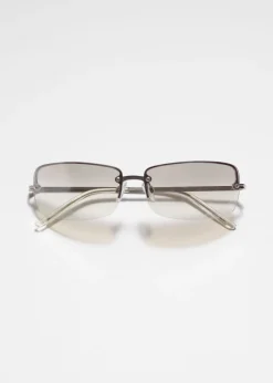Best & Other Stories Frameless Rectangular Sunglasses