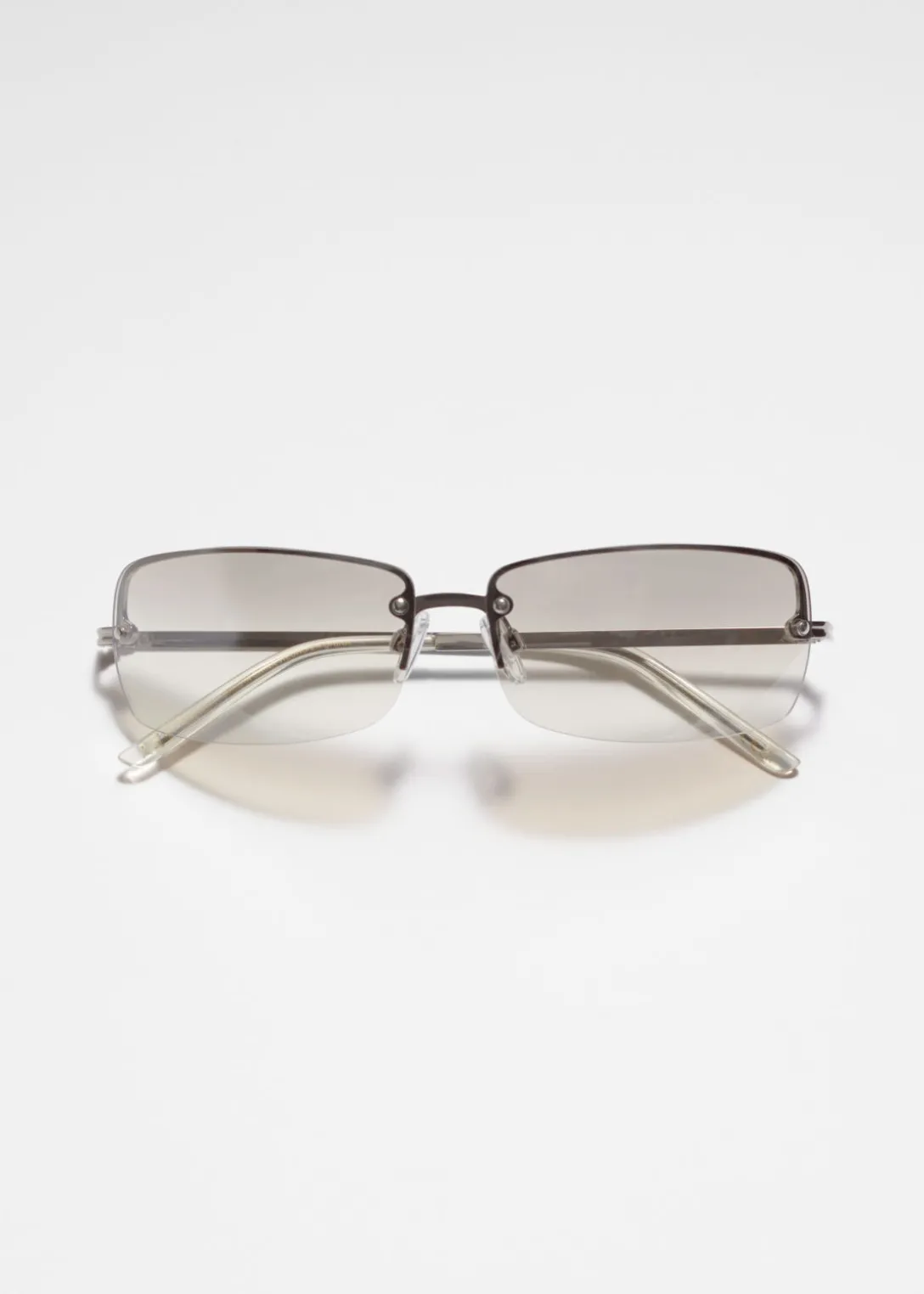 Best & Other Stories Frameless Rectangular Sunglasses