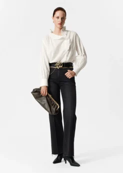 Store & Other Stories Frilled Blouse White