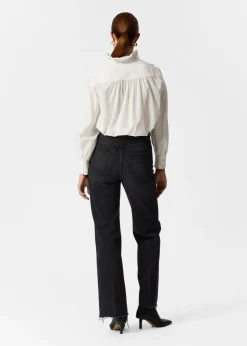 Store & Other Stories Frilled Blouse White