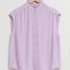 Discount & Other Stories Frilled Collar Blouse