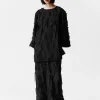 Online & Other Stories Fringed Mini Tunic Dress Black