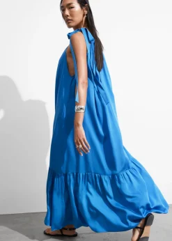 Outlet & Other Stories Gathered Sleeveless Midi Dress