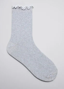 Hot & Other Stories Glitter Frill Socks
