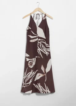 Flash Sale & Other Stories Halterneck Midi Dress