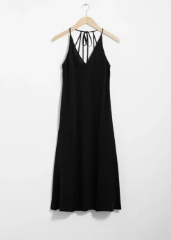 Flash Sale & Other Stories Halterneck Midi Dress