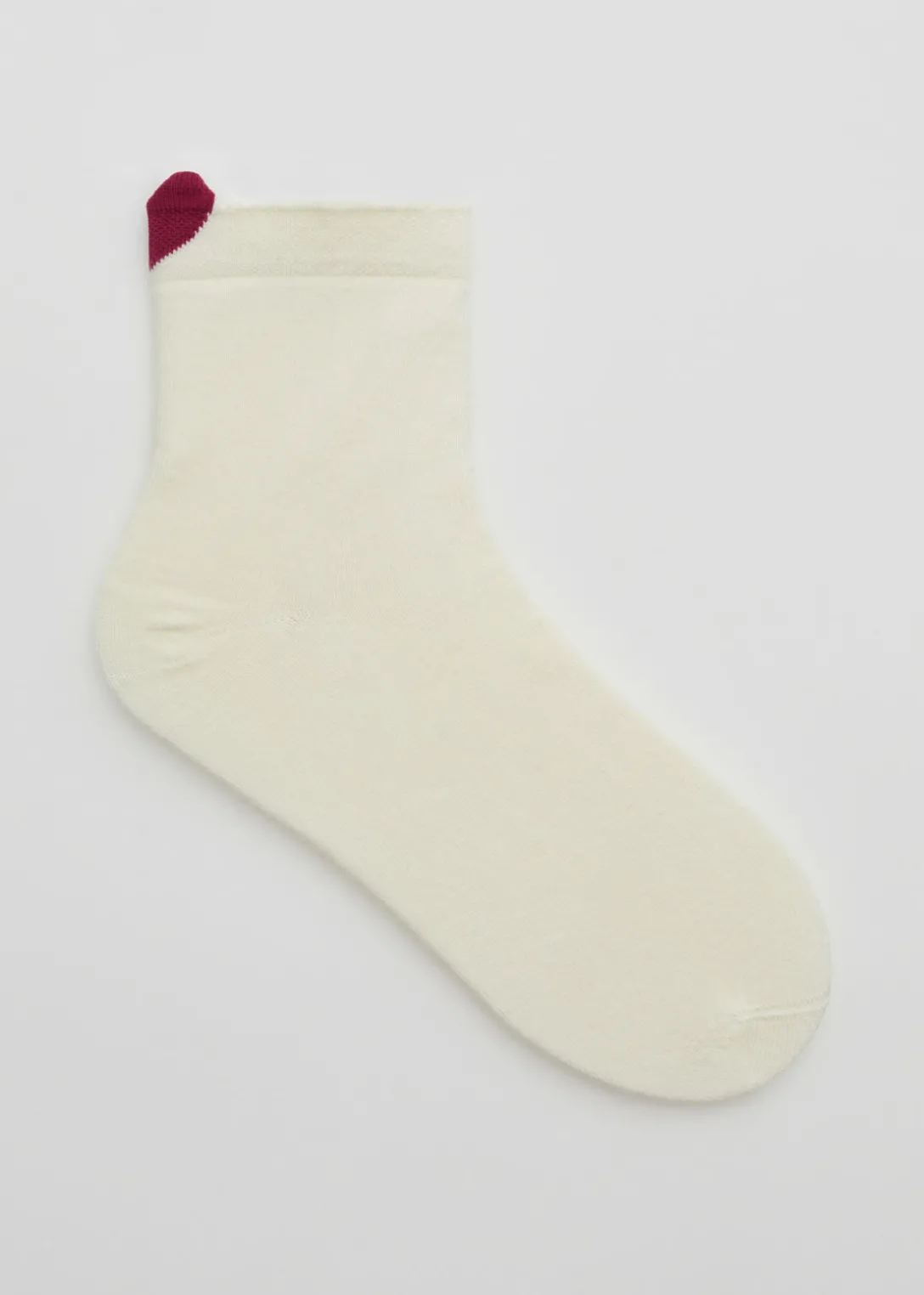 Online & Other Stories Heart Socks Cream