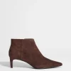 Hot & Other Stories Heeled Ankle Boots Brown Suede
