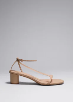 Sale & Other Stories Heeled Leather Sandals
