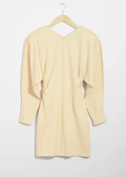 Fashion & Other Stories Hourglass Mini Dress Yellow