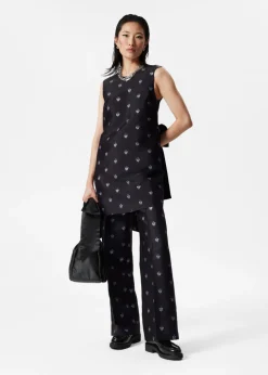 Cheap & Other Stories Jacquard Mini Dress Black